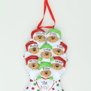 Bear Stockings - Family of 8