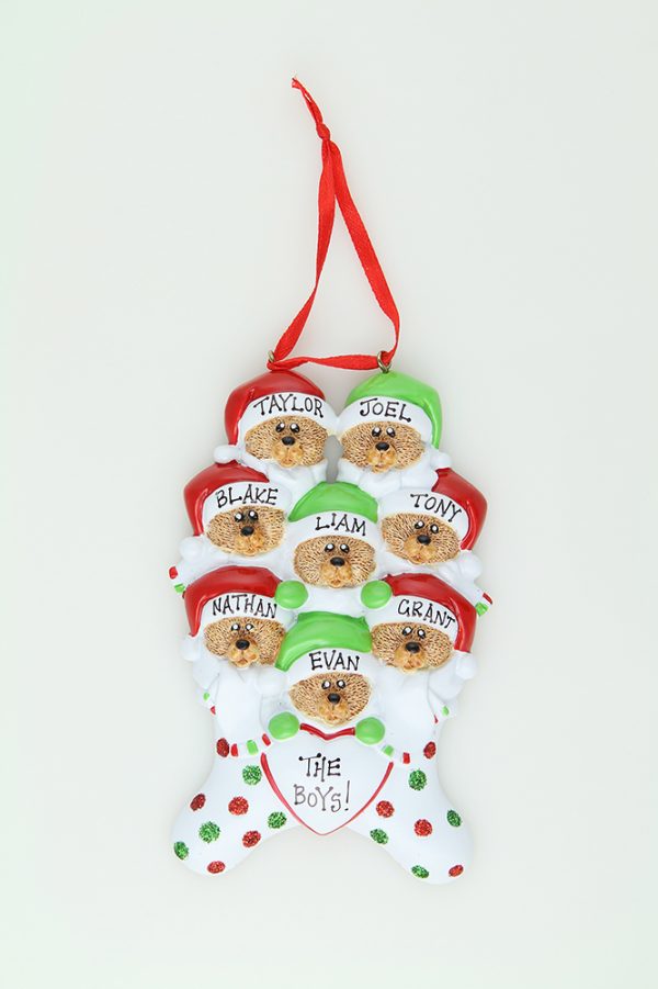 Bear Stockings - Family of 8