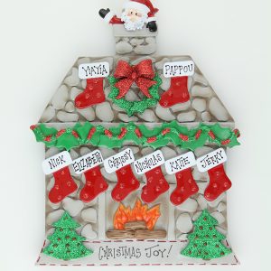 Holiday Cabin Fireplace - Tabletop