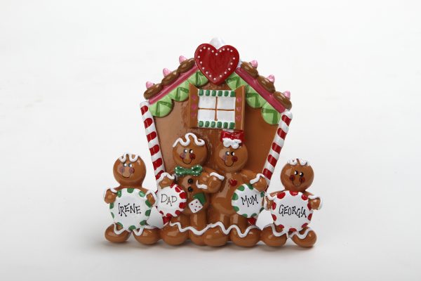 Gingerbread Tabletop - Family of 4