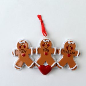 Gingerbread Family of 3