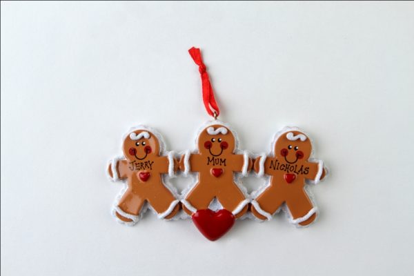 Gingerbread Family of 3