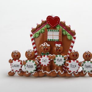 Gingerbread Tabletop - Family of 6