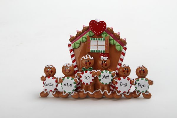 Gingerbread Tabletop - Family of 6