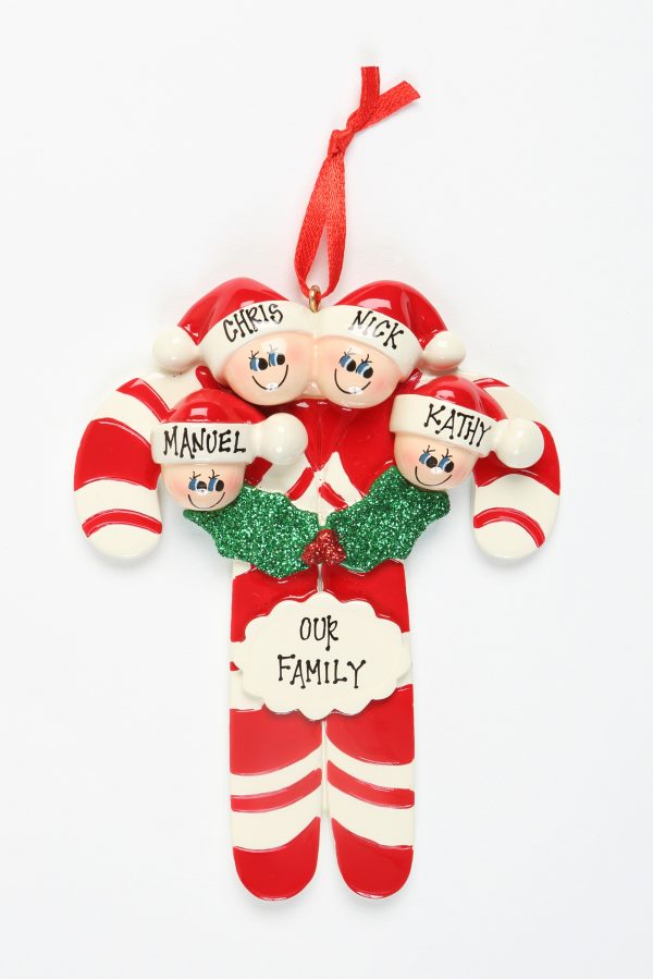 Candy Canes - Family of 4