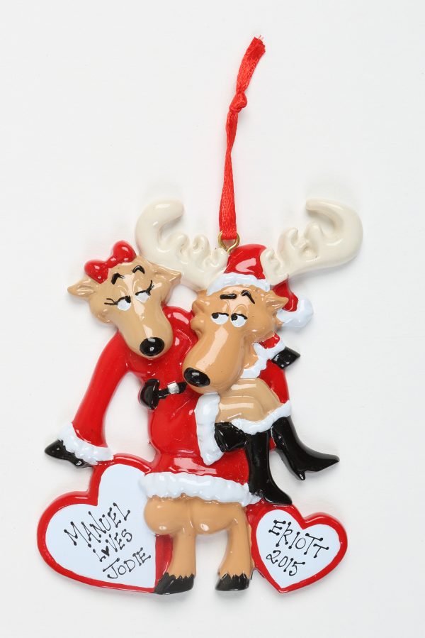 Santa Deer Couple