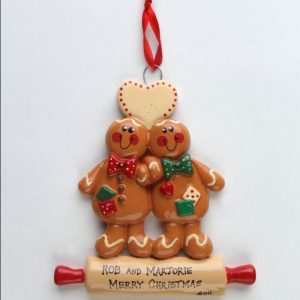 Gingerbread Rolling Pin Couple