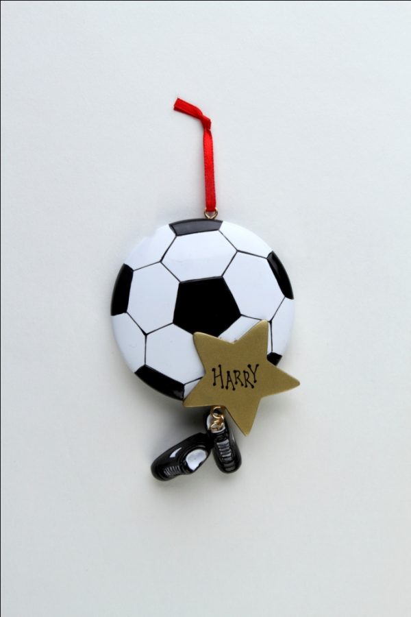 Soccerball with Gold Star