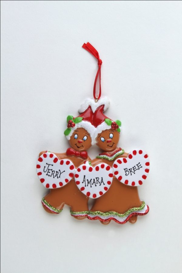 Sweet Gingerbread - 3 Hearts