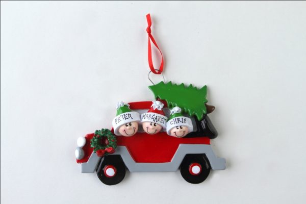 Christmas Car 3 - Family of 3